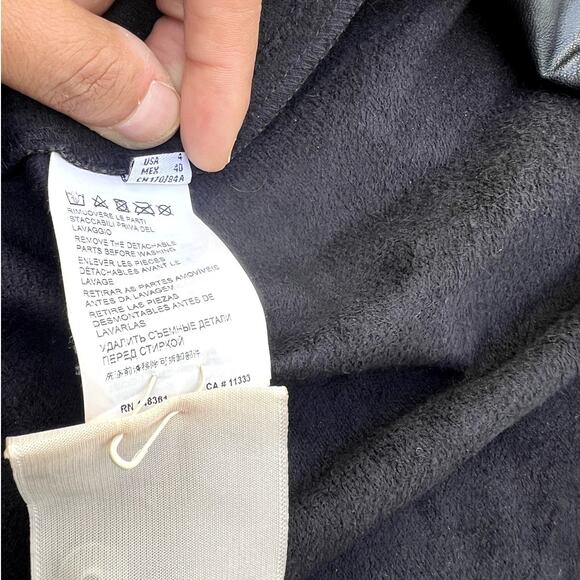 Pinko | Bellini Ecological Leather Zip Up Bikercore Moto Jumpsuit Black Size 4 - Picture 9 of 12